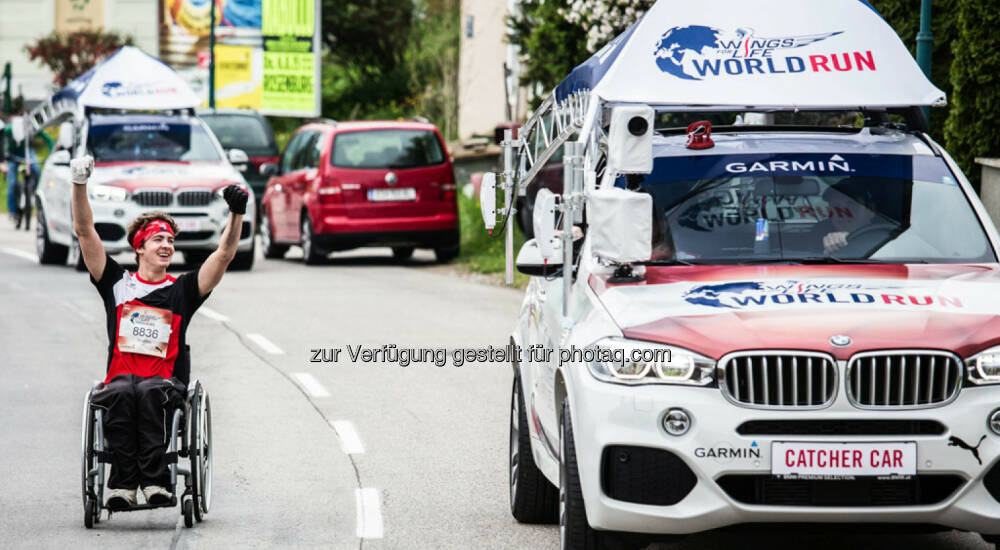Participants perform at the Wings for Life World Run in St. Poelten, Austria on May, 3rd 2015