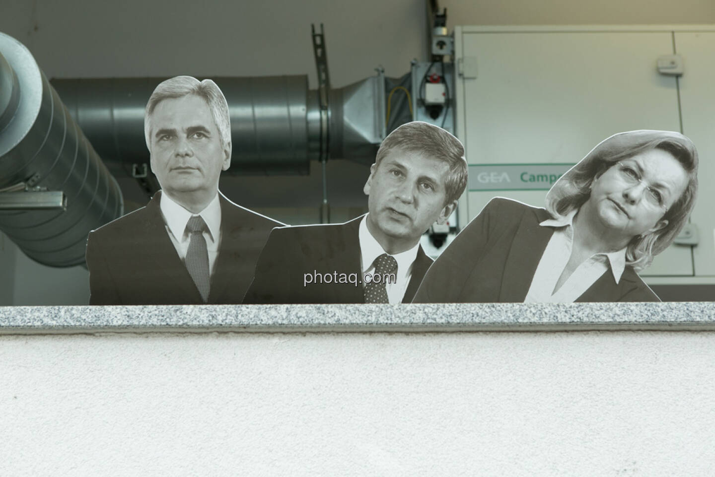 Werner Faymann, Michael Spindelegger, Maria Fekter