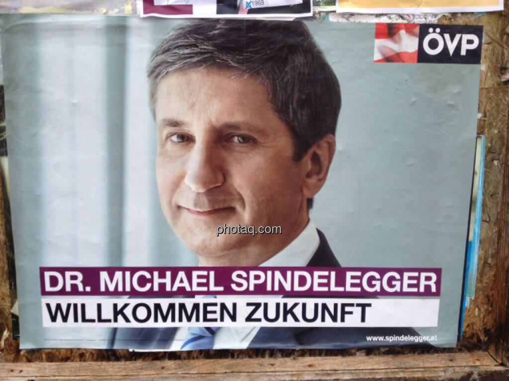 Wahlplakat ÖVP, Michael Spindelegger (29.09.2013) 