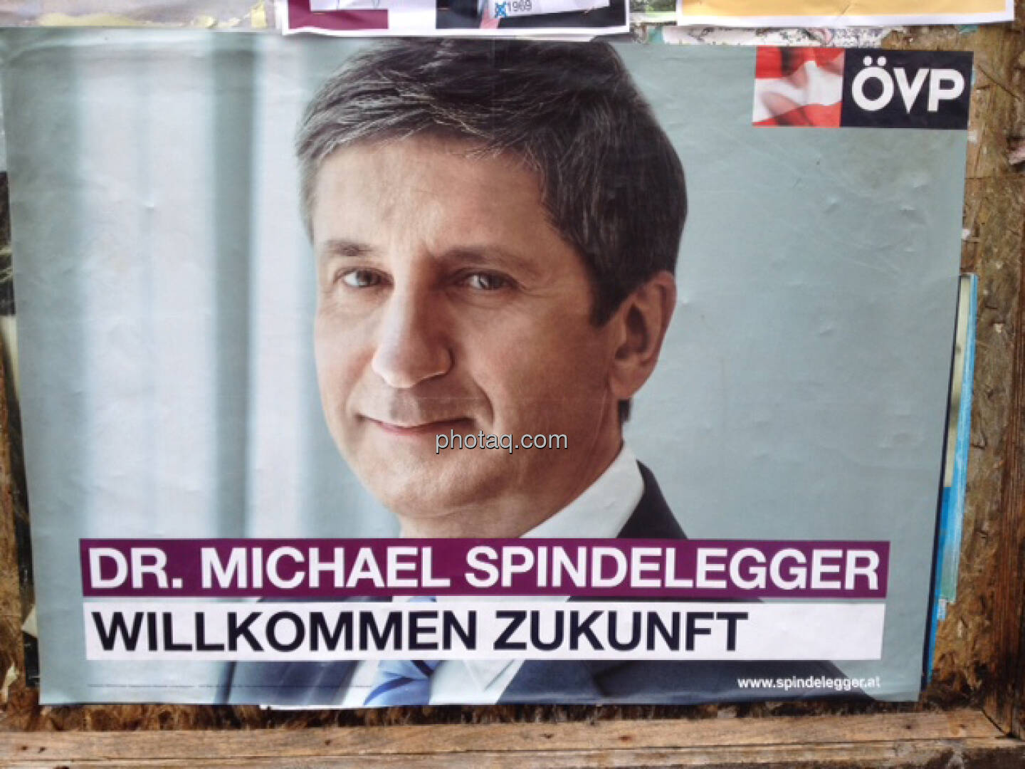 Wahlplakat ÖVP, Michael Spindelegger