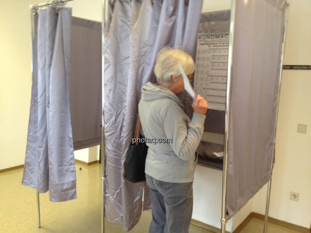 vor der Wahlkabine (29.09.2013) 