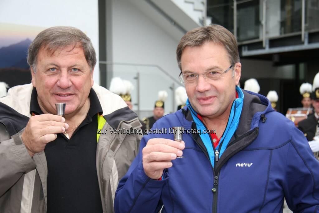 Herbert Grander, Bürgermeister, Günther Platter, Landeshauptmann Tirol, © leisure.at/Paul Bachmann (29.09.2013) 