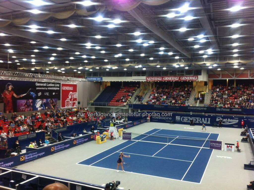 WTA Linz: Patricia Mayr-Achleitner vs. Sabine Lisicki, © Erhard Salchenegger (15.12.2012) 