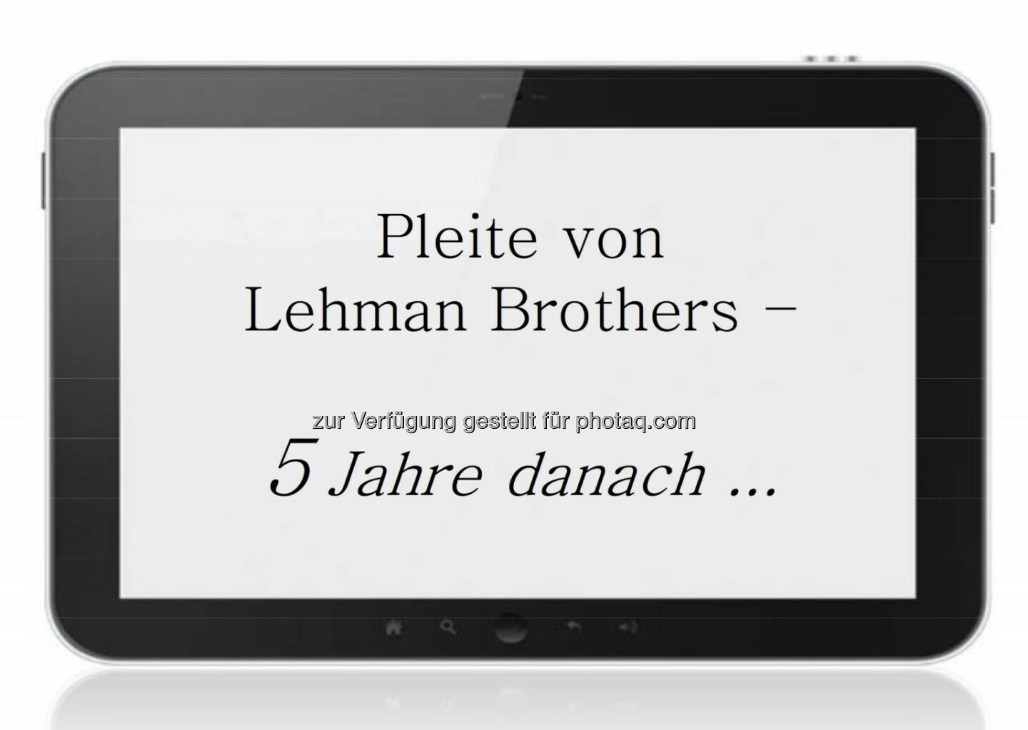 5 Jahre nach der Lehman-Pleite