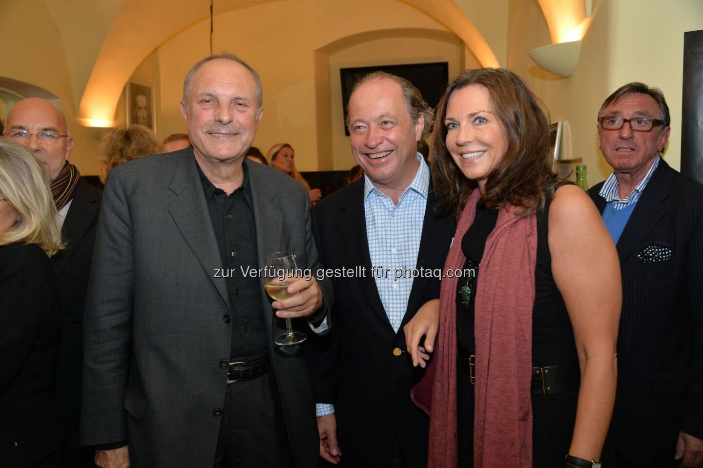 Christian Ludwig Attersee, Immobilien-Tycoon Hanno Soravia mit Gattin