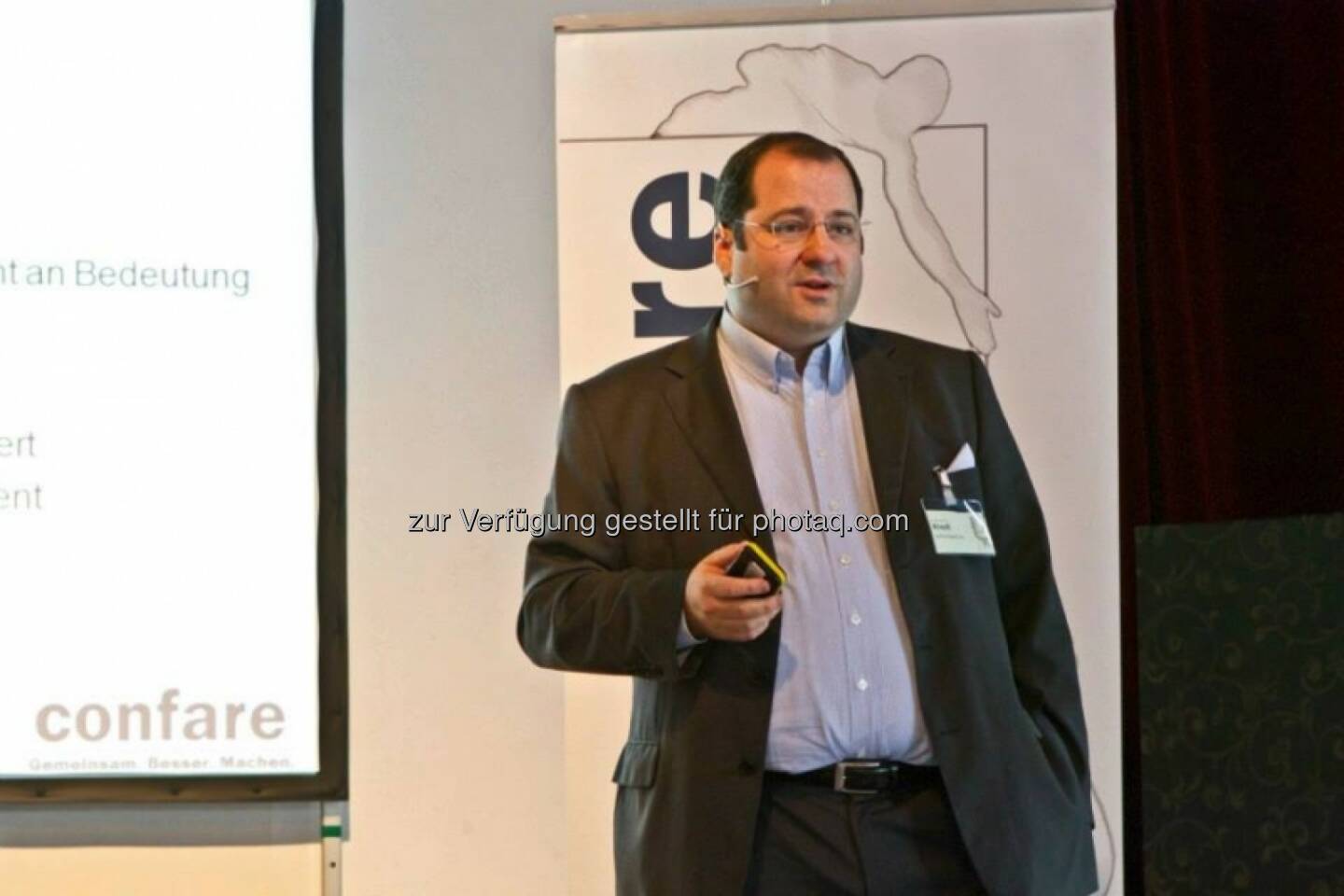 Nachhaltigkeit muss sich auch rechnen - Immofinanz-COO Daniel Riedl als Vortragender bei der 4.GBB-Konferenz Bild (c) Confare GmbH