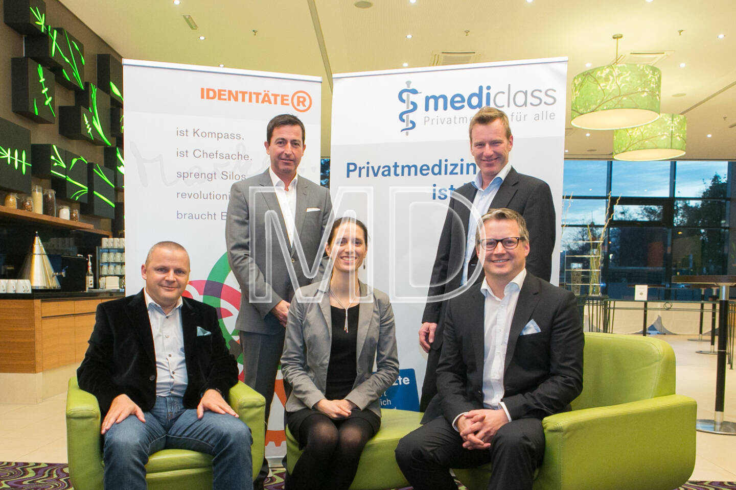 Joachim Burger (T-Mobile), Christoph Sauermann (MediClass), J&ouml;rg Buckmann (Z&uuml;rcher Verkehrsbetriebe), Barbara Grundei (T-Mobile), Ralf Tometschek (Identit&auml;ter)