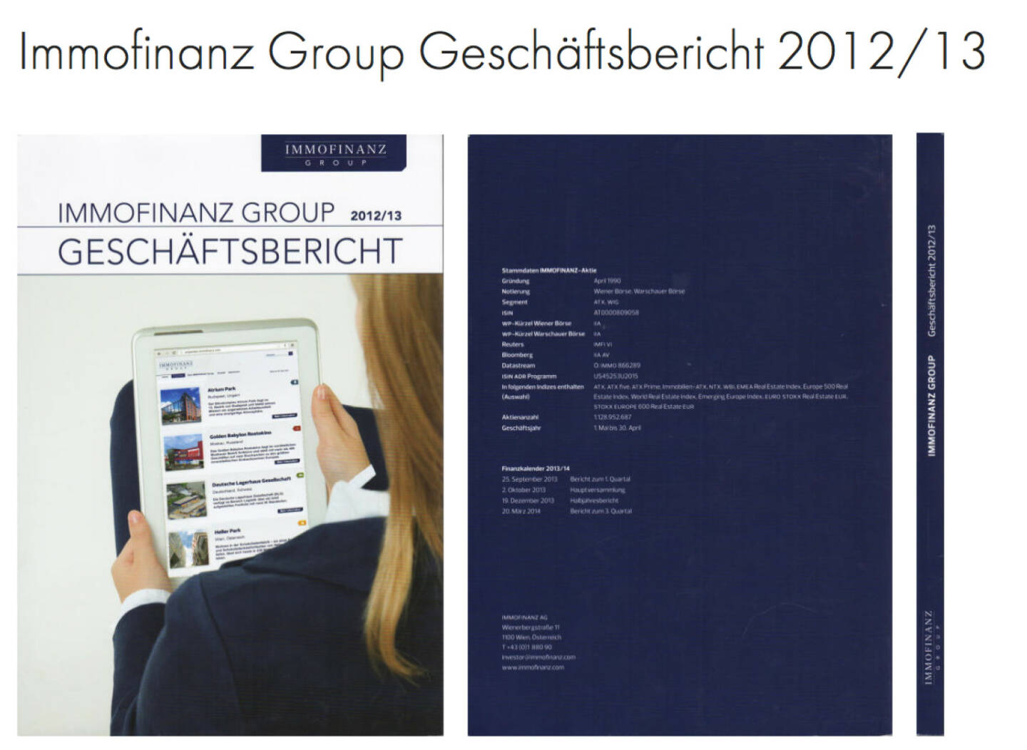 Immofinanz Group Geschäftsbericht http://josefchladek.com/companyreport/immofinanz_group_geschaftsbericht_201213