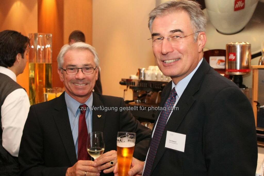 Georg Pölzl (Post), Friedrich Mostböck (Erste Group), © C.I.R.A. (22.10.2013) 