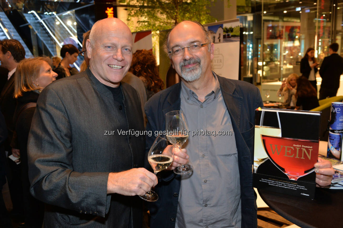 live relations-Geschäftsführer Ralph Vallon, Weinpapst André Dominé