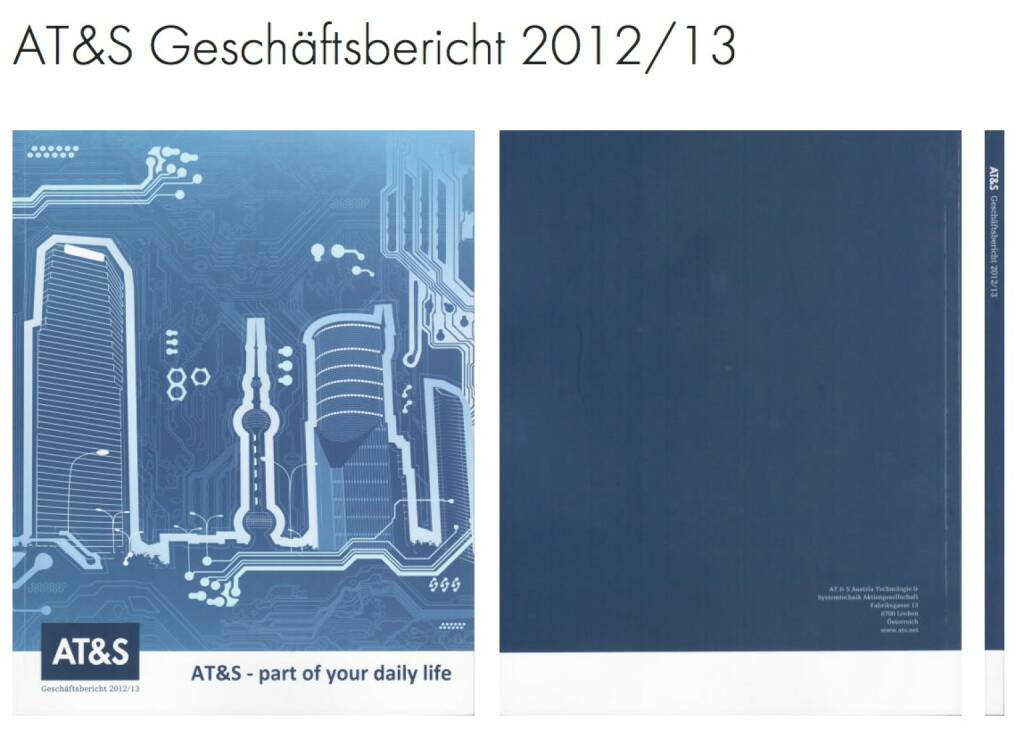 AT&S, ATS Geschäftsbericht 2012/13 http://josefchladek.com/companyreport/ats_geschaftsbericht_201213#image-8, © AT&S (26.10.2013) 