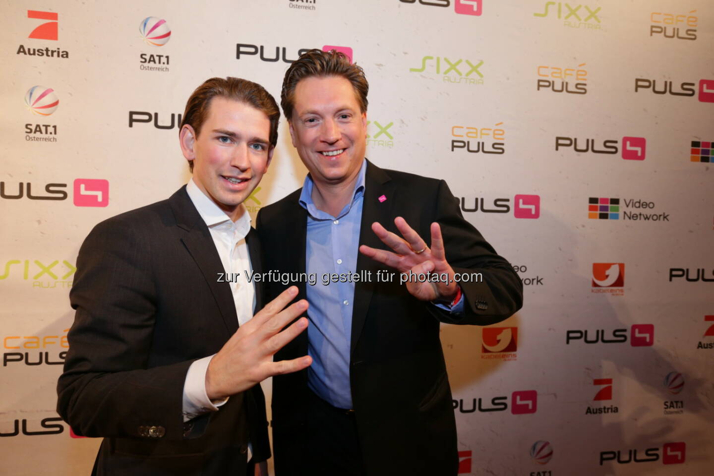 Sebastian Kurz (Staatssekretär für Integration) & Michael Stix (Bild: Conny de Beauclair)
