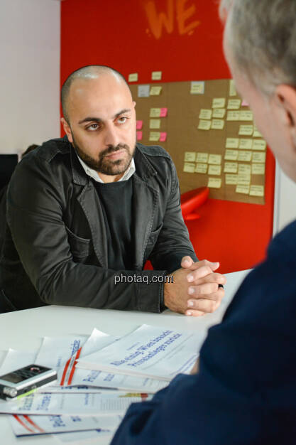 Ali Mahlodji (whatchado), Christian Drastil, © finanzmarktfoto.at/Martina Draper (08.11.2013) 