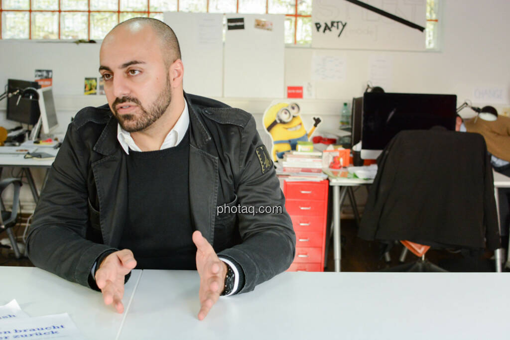 Ali Mahlodji (whatchado), © finanzmarktfoto.at/Martina Draper (08.11.2013) 