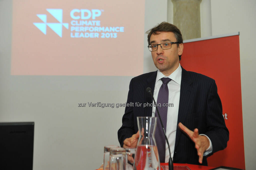 Harald Hagenauer, Post - CDP Österreich Jahreskonferenz 2013, © CDP, Fotograf: Philipp Hutter. (11.11.2013) 