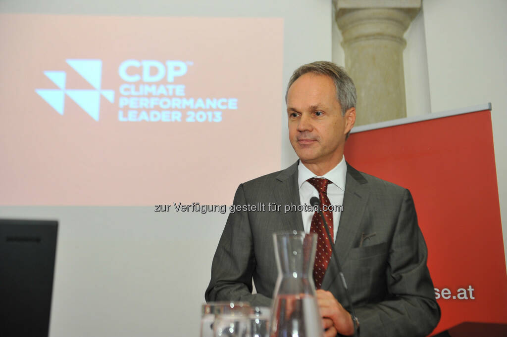 Martin Grüll, RBI, CDP Österreich Jahreskonferenz 2013, © CDP, Fotograf: Philipp Hutter. (11.11.2013) 