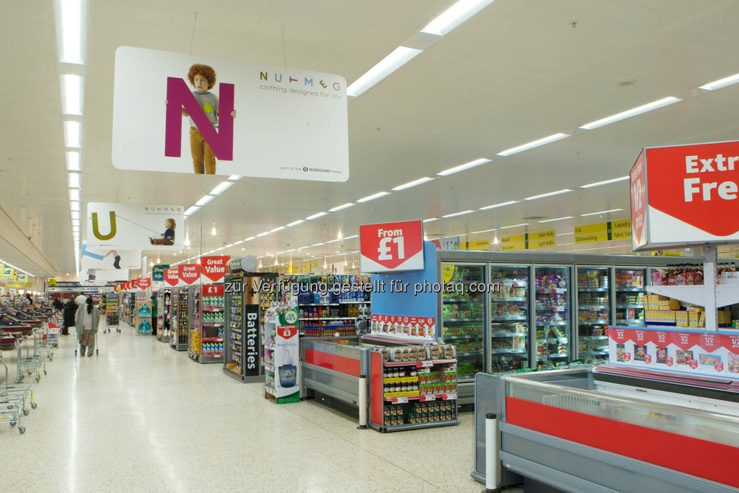 Großauftrag in England: Thorn stattet Wm Morrisons Supermärkte mit innovativer LED-Beleuchtung aus (Bild: Zumtobel)