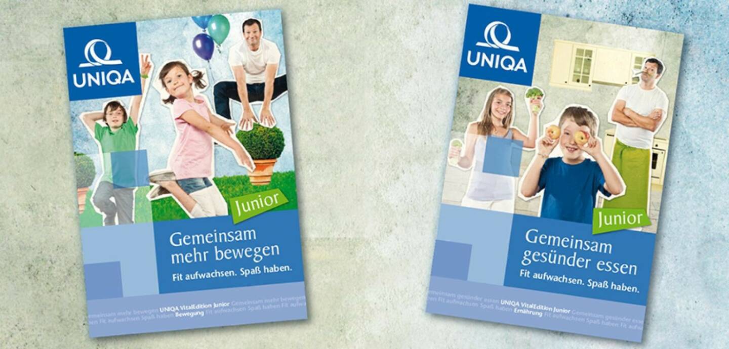 Uniqa mit kostenloser Uniqa VitalEdition Junior -  www.bit.ly/UNIQA_VitalEditionsjunior