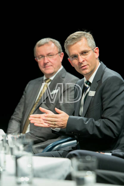 Peter Traupmann, Geschäftsführer Österreichische Energieagentur, René Stadler, Category Head Energy, Mondi AG, © Martina Draper (20.11.2013) 