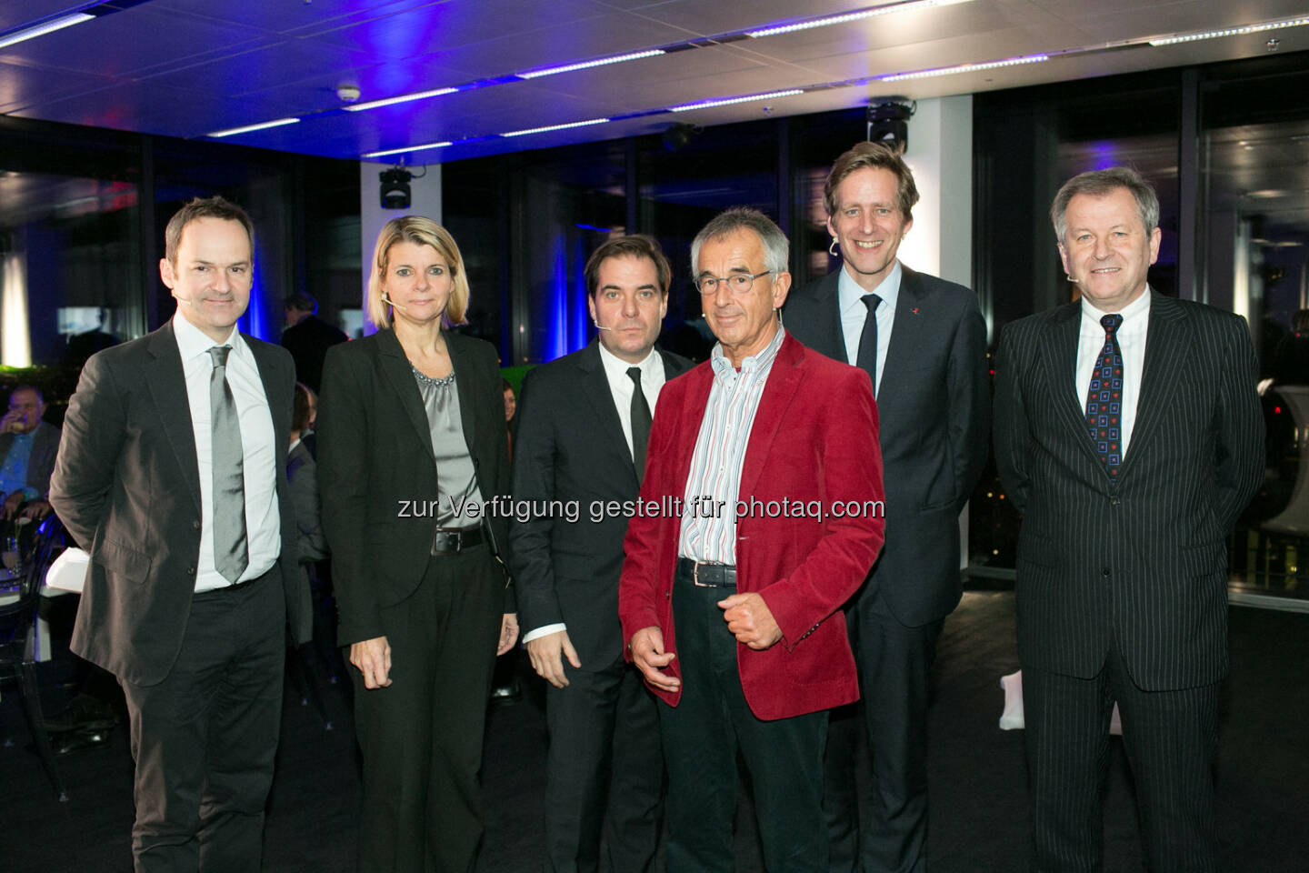 Franz Schellhorn, Leiter des neuen Thinktanks Agenda Austria, Barbara Potisk-Eibensteiner, CFO RHI AG, Rainer Nowak, Chefredakteur „Die Presse“, Stephan Schulmeister, Wifo, Jan Krainer, SPÖ-Bereichssprecher für Budget und Finanzen, SPÖ, Eduard Zehetner, CEO Immofinanz Group