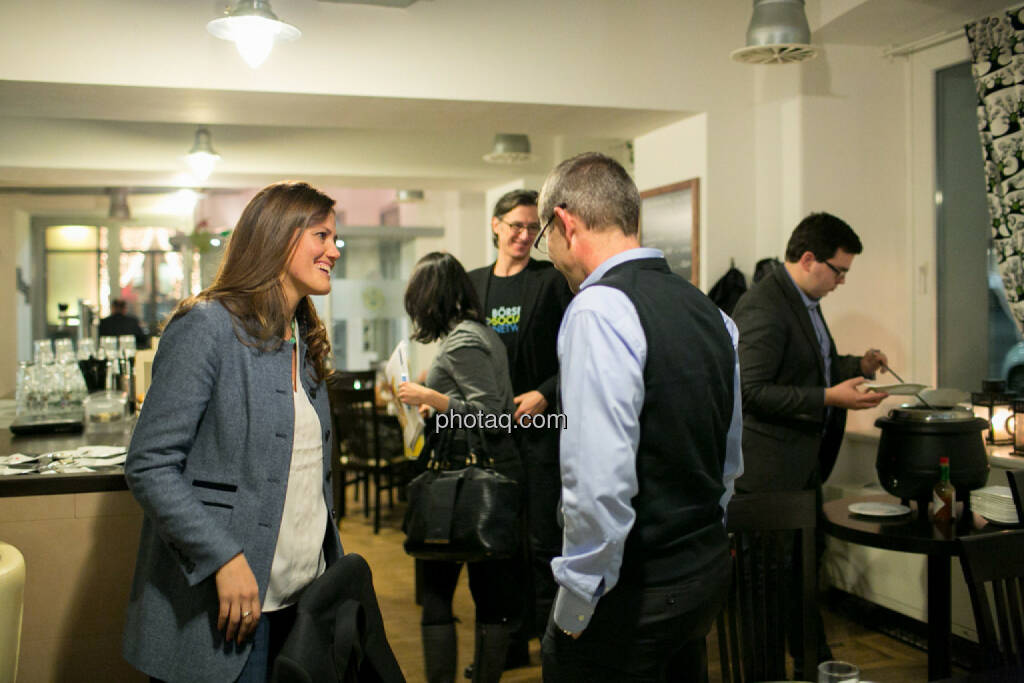 Milena Ioveva (Porr), Günther Artner (Erste Group), © bsn/Martina Draper (28.11.2013) 