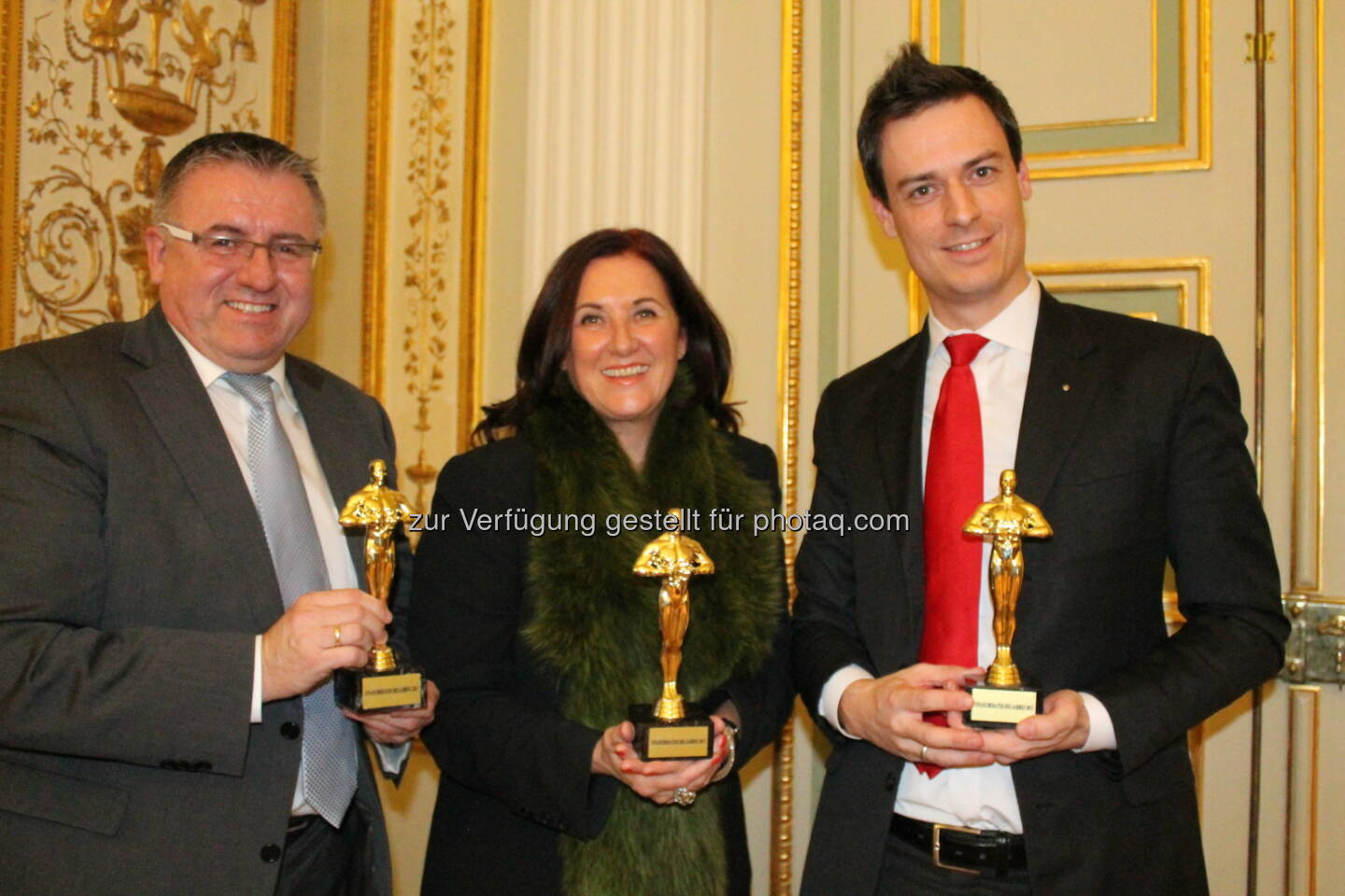 Finanzberater des Jahres 2013: Herbert Loidolt, Monika Kopf, Markus Leyacker-Schatzl