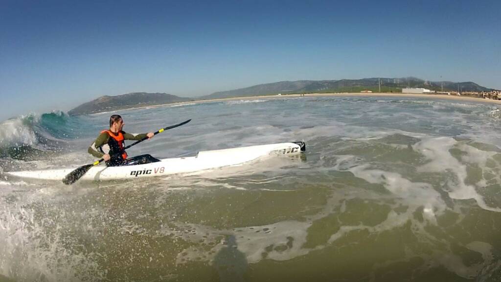 Andreas Kern, Wikifolio, im Surfski Center Tarifa  (02.12.2013) 