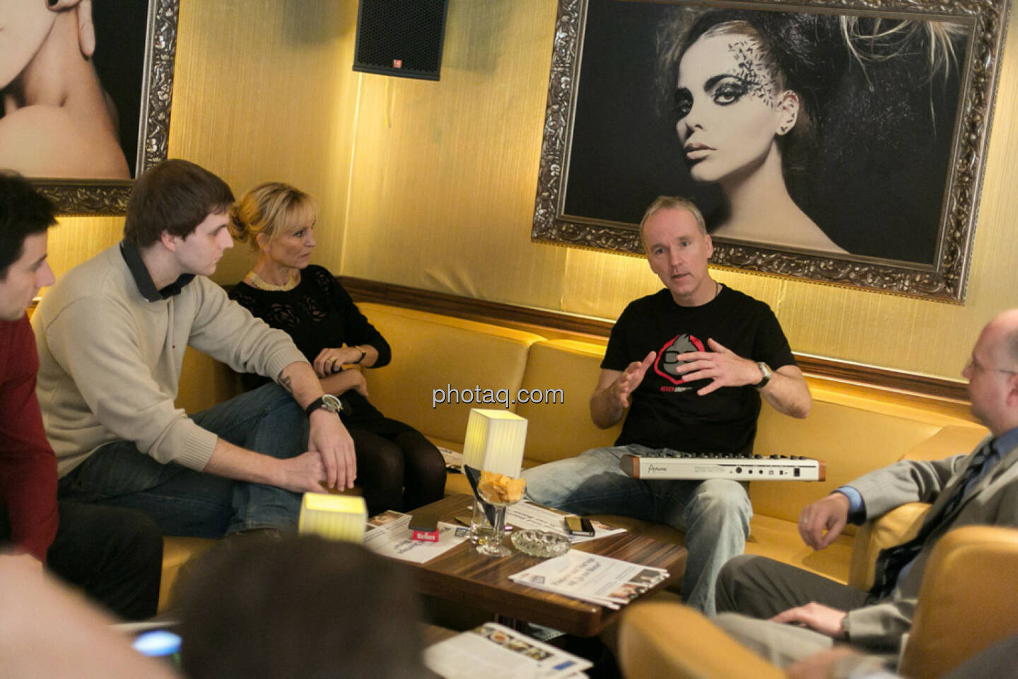 Igor Huic (Donau Invest), Chris Mattura (Investment Banking / Venture Capital), Isabella de Krassny (Donau Invest), Christian Drastil, Erwin Hof (Wiener Börse)