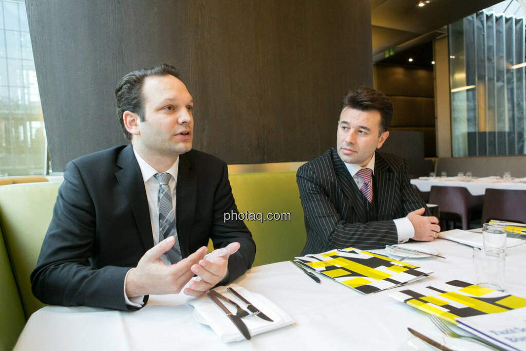 Julian Schillinger (Privé), Miro Mitev (iQ-Foxx), © finanzmarktfoto.at/Martina Draper (12.12.2013) 