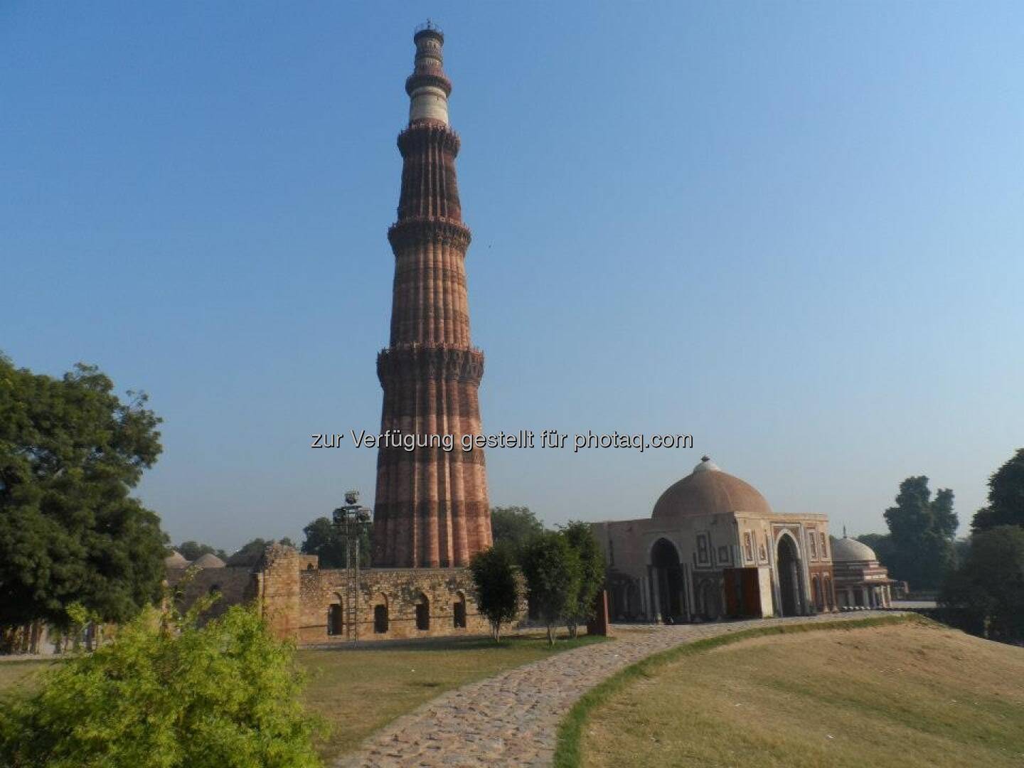 New Delhi - angeblich ist das - oder war es zumindest einmal - ein Minarett