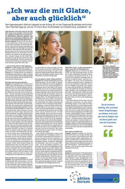 Fachheft 16, Seite 5: Interview mit Martina Hagspiel, Kurvenkratzer, Bilder dazu unter http://finanzmarktfoto.at/page/index/869 (23.12.2013) 