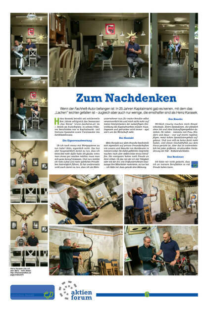 Fachheft 16, Seite 6: Sinnieren mit Heinz Karasek, Das Heinz, Bilder dazu unter http://finanzmarktfoto.at/page/index/870 (23.12.2013) 