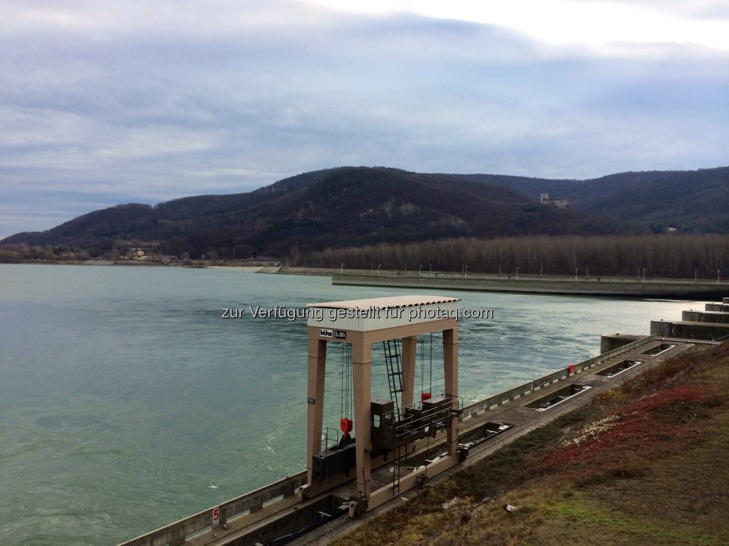 Verbund Kraftwerk Greifenstein, Donau, Burg Greifenstein