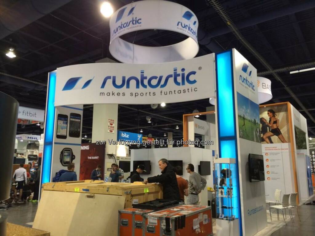 Runtastic auf der CES 2014 in Las Vegas, © Runtastic (07.01.2014) 