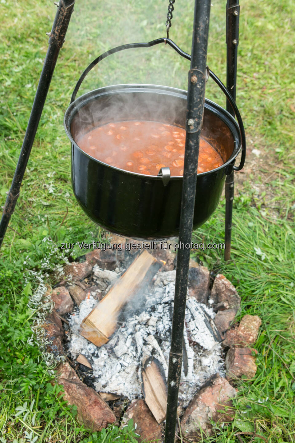 Gulasch, Kessel, Feuer, kochen, social