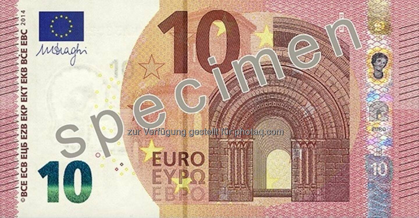 Die neue 10 Euro Note - Vorderseite - (Bild: OeNB)