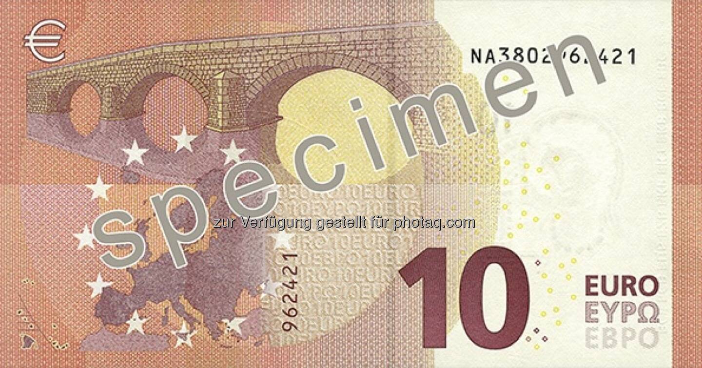 Die neue 10 Euro Note - Rückseite - (Bild: OeNB)