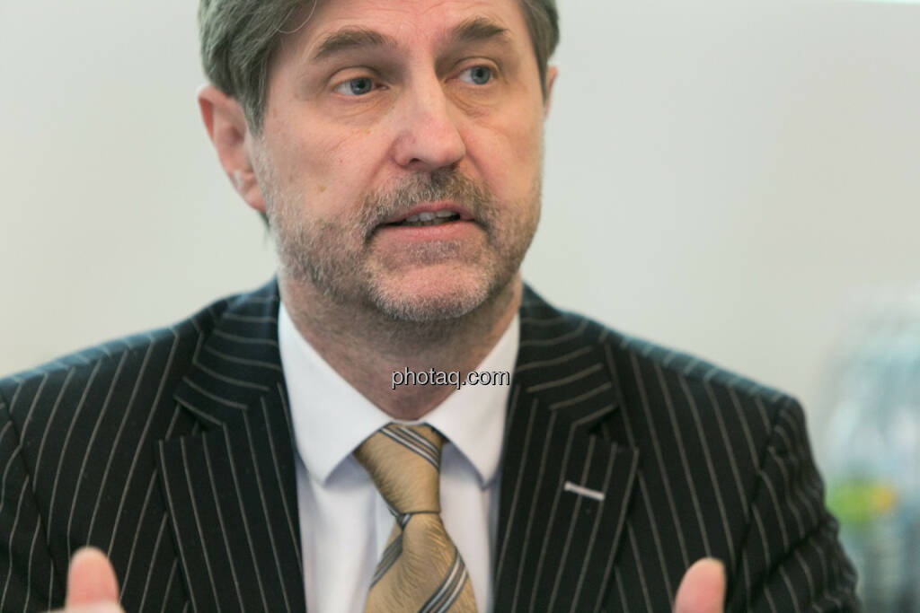 Bruno Ettenauer, Vorstandsvorsitzender der CA Immo (CEO), © finanzmarktfoto.at/Martina Draper (14.01.2014) 