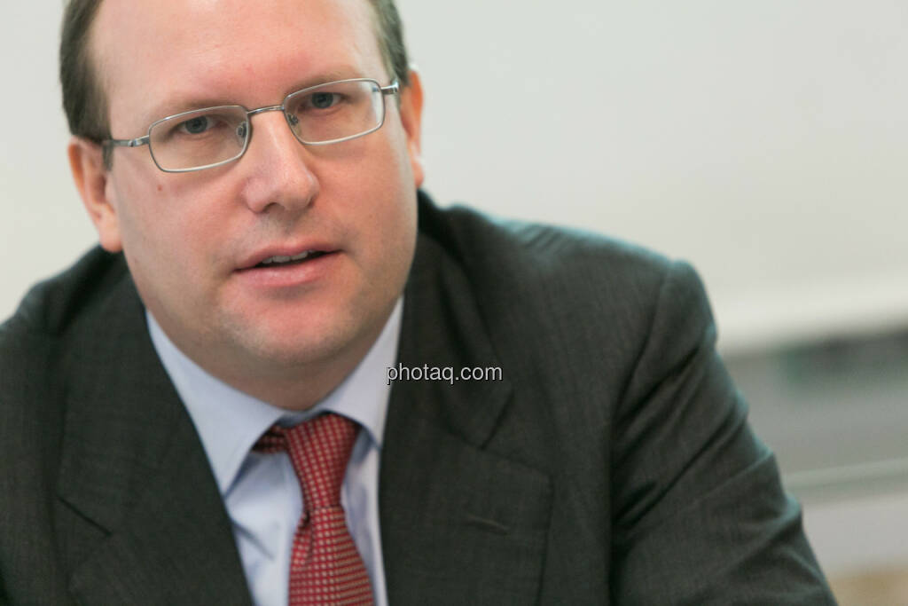 Florian Nowotny, Finanzvorstand der  CA Immo (CFO), © finanzmarktfoto.at/Martina Draper (14.01.2014) 