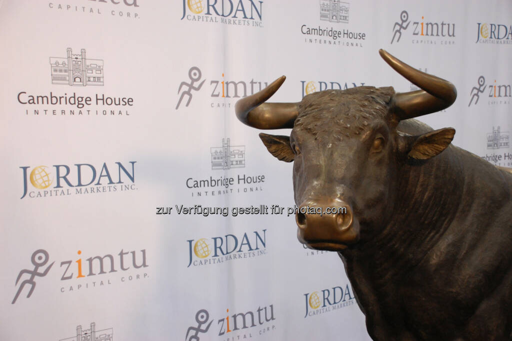 Let The Bull Run at the 2014 Vancouver Resource Investment Conference, © Zimtu Capital Corp. (20.01.2014) 