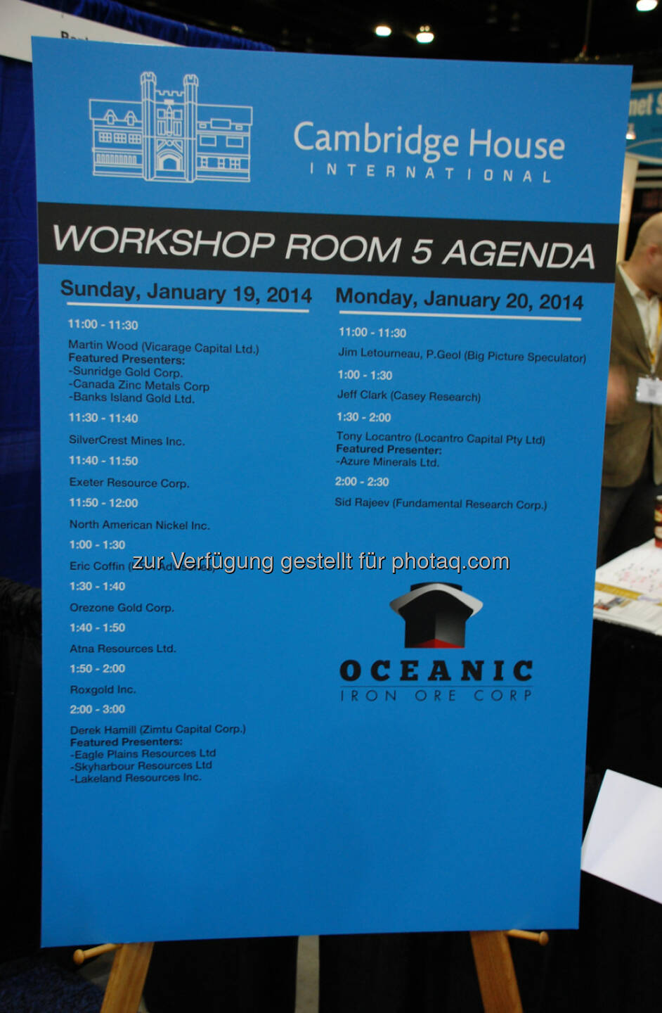 Workshop Room 5 Agenda: 2014 Vancouver Resource Investment Conference