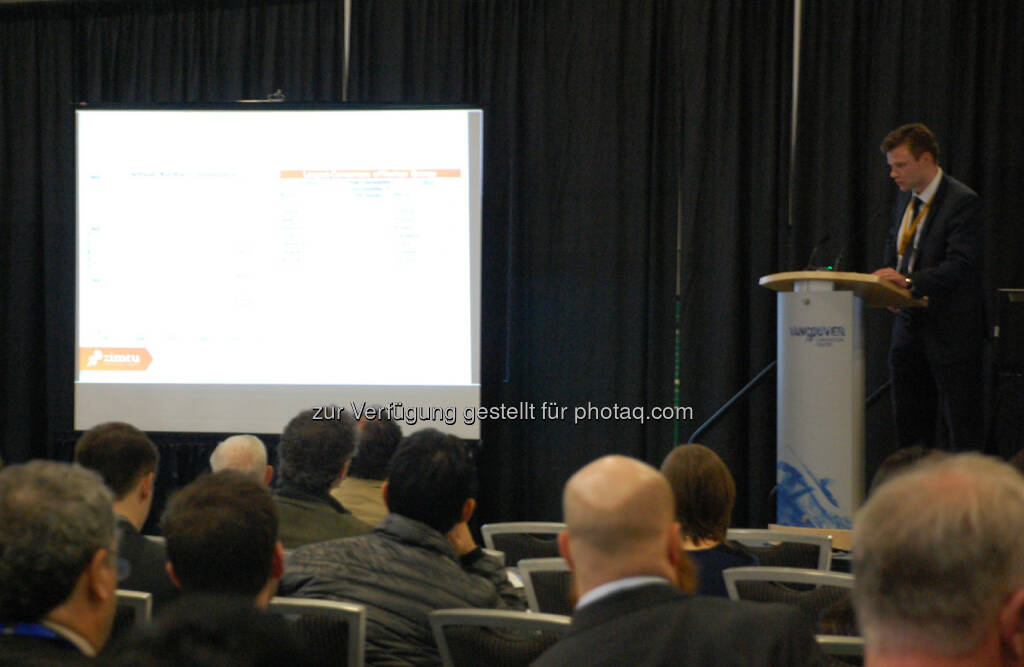 Derek Hamill of Zimtu Capital Corp. Presents &quot;Canadian Uranium Exploration and the Athabasca Basin&quot; at the Vancouver Resource Investment Conference, © Zimtu Capital Corp. (20.01.2014) 