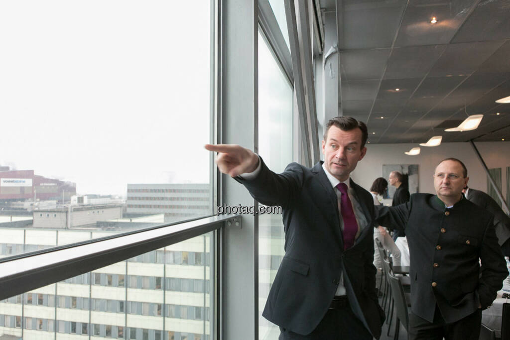 Ausblick Gerhard Kürner (voestalpine), Paul Rettenbacher (THI), © finanzmarktfoto.at/Martina Draper (24.01.2014) 