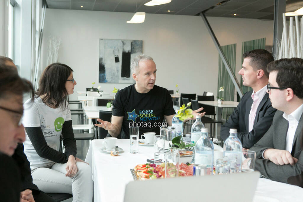 Susanne Trhal (Team sisu), Christian Drastil, Franz Ömer (bet-at-home.com), Klaus Fahrnberger (bet-at-home.com), © finanzmarktfoto.at/Martina Draper (24.01.2014) 