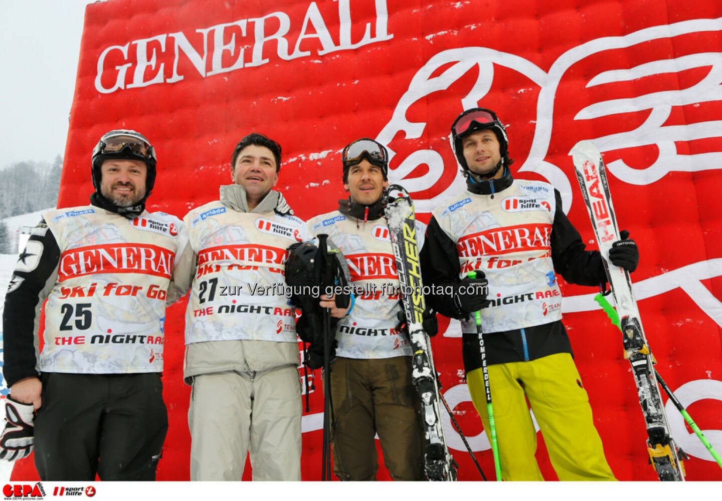 Sporthilfe Charity Race. Bild zeigt Karl Hans Polzhofer, Manfred Jaeger, Killian Albrecht und Clemens Lassmann (Team KAPO). Foto: GEPA pictures/ Wolfgang Grebien