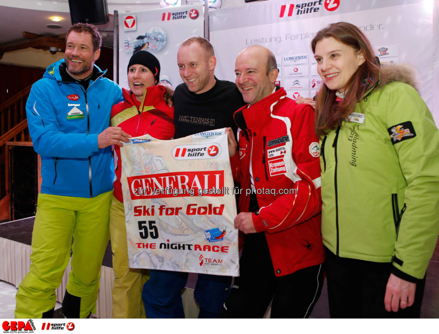 Sporthilfe Charity Race. Bild zeigt Armin Assinger, Brigitte Kliment-Obermoser, Stefan Koubek und Andy Lee Lang. Foto: GEPA pictures/ Wolfgang Grebien