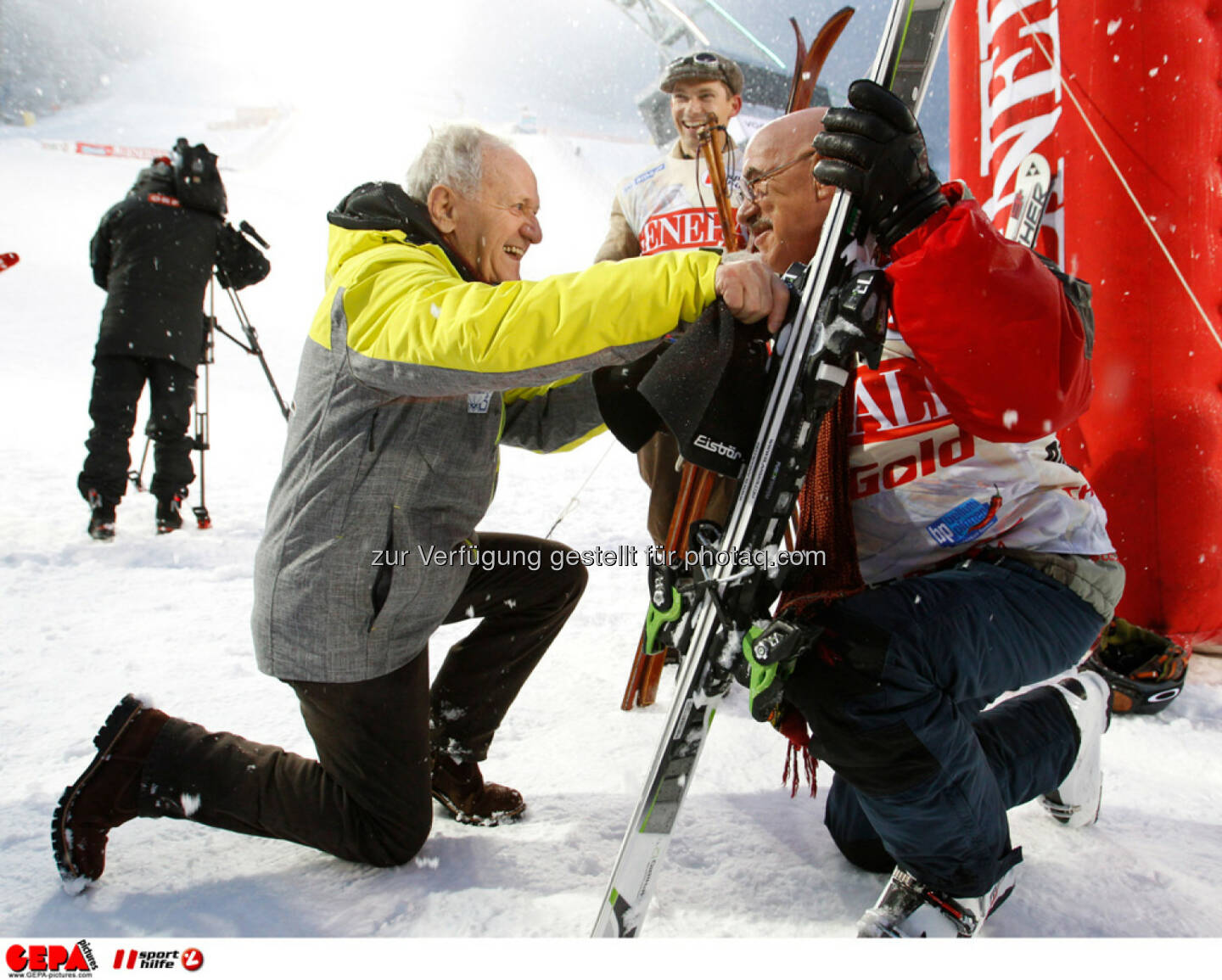 Sporthilfe Charity Race. Bild zeigt Charly Kahr und Otto Retzer. Foto: GEPA pictures/ Harald Steiner