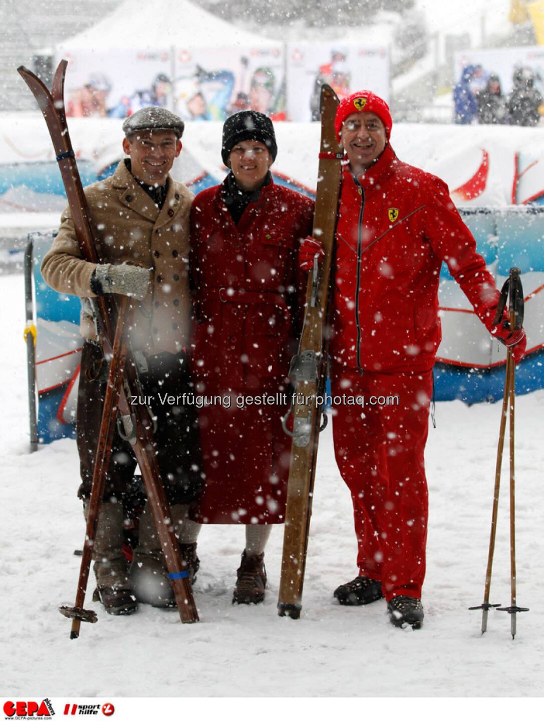 Sporthilfe Charity Race. Bild zeigt Gerry Jaeckel und Heribert Kasper. Foto: GEPA pictures/ Harald Steiner