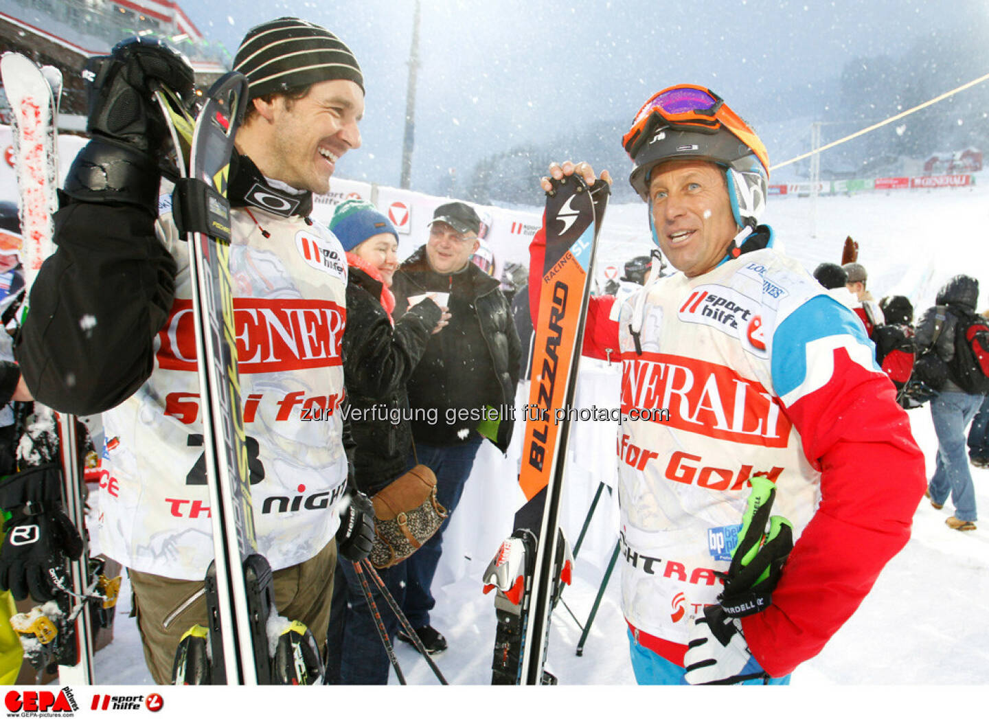 Sporthilfe Charity Race. Bild zeigt Kilian Albrecht und Hans Enn. Foto: GEPA pictures/ Harald Steiner