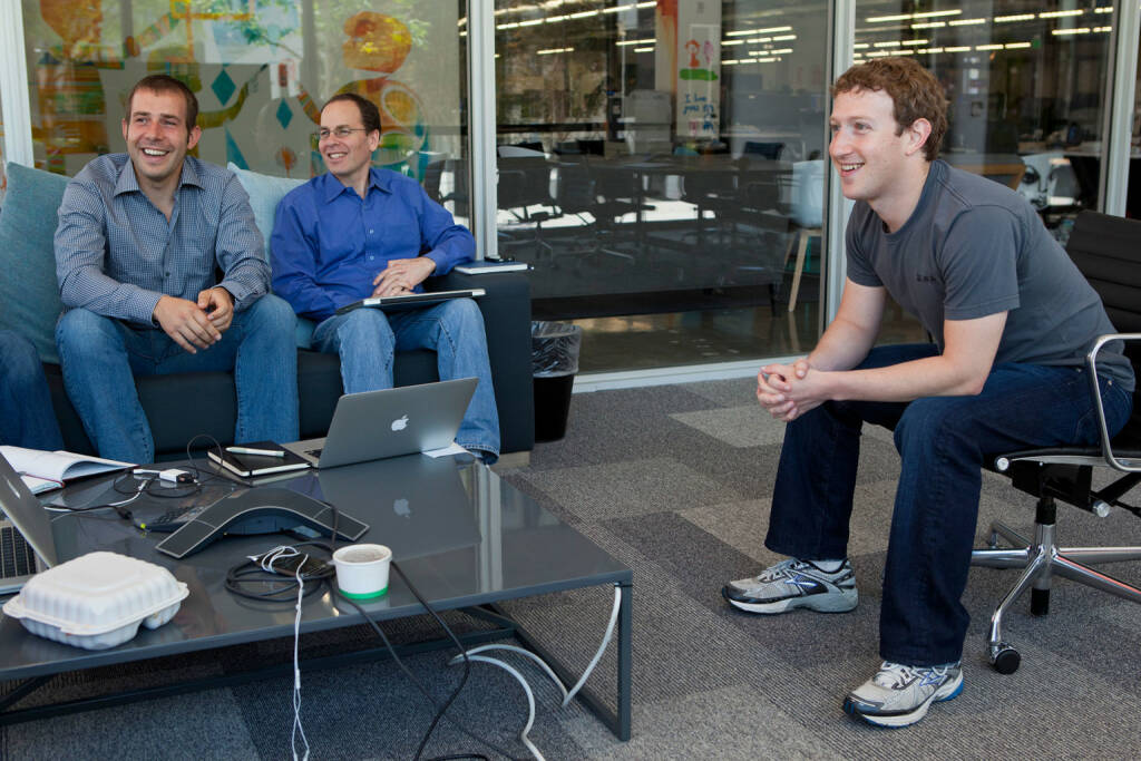 Mark Zuckerberg, © facebook (homepage) (31.01.2014) 